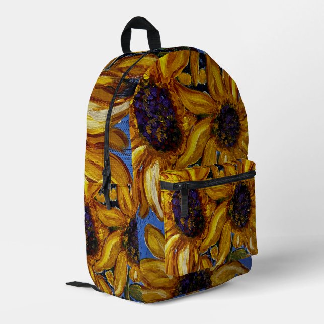 Sunflowers Back Pack (Back Corner Left)