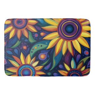 Sunflowers Bath Mat