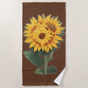 SUNFLOWERS BEACH TOWEL