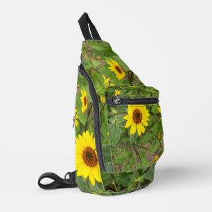 Sunflowers Blowing In The Wind,  Sling Bag
