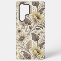 Sunflowers Boho Art Nouveau