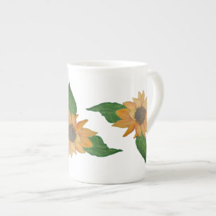 Sunflowers Bone China Mug