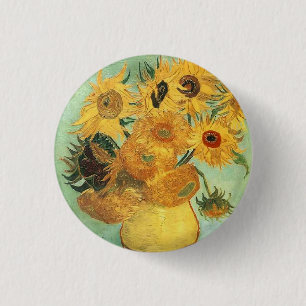 Sunflowers Button