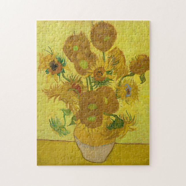 Sunflowers by Van Gogh Painting Art Jigsaw Puzzle (Vertical)