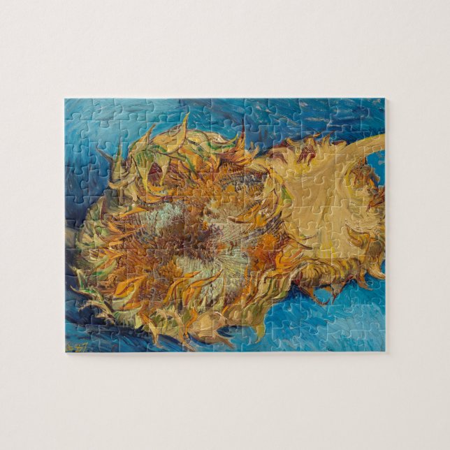 Sunflowers by Van Gogh Painting Art Jigsaw Puzzle (Horizontal)