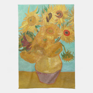 Sunflowers by Van Gogh Tea Towel
