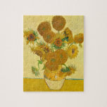 Sunflowers by Vincent Van Gogh Jigsaw Puzzle<br><div class="desc">Sunflowers by Vincent Van Gogh</div>