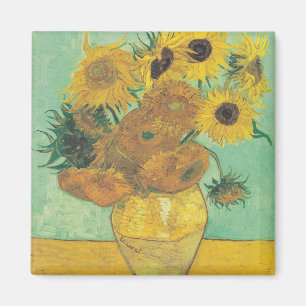 Sunflowers by Vincent Van Gogh Magnet