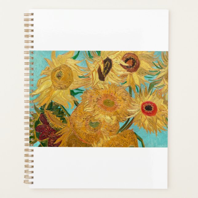 Sunflowers by Vincent van Gogh Planner (Front)