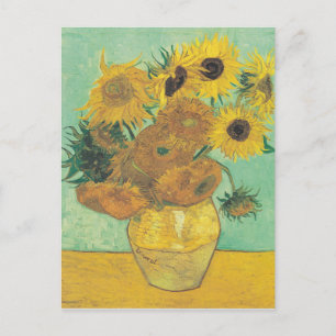 Sunflowers by Vincent Van Gogh  Postcard
