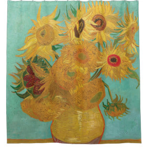 Sunflowers by Vincent Van Gogh Shower Curtain