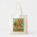 Sunflowers by Vincent van Gogh Tote Bag<br><div class="desc">Van Gogh’s paintings of Sunflowers are among his most famous. He did them in Arles, in the south of France, in 1888 and 1889. Vincent painted a total of five large canvases with sunflowers in a vase, with three shades of yellow ‘and nothing else’. In this way, he demonstrated that...</div>