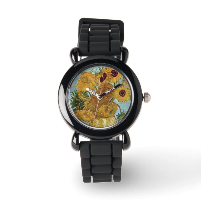 Sunflowers by Vincent Van Gogh Watch (Front)