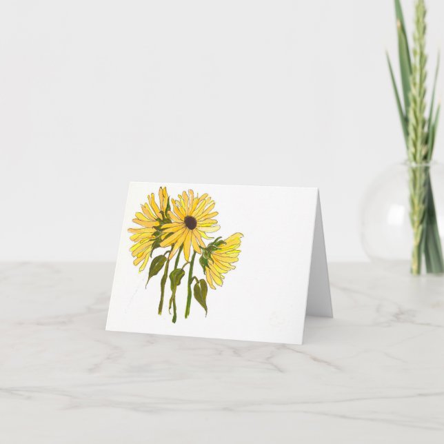 sunflowers card (Front)