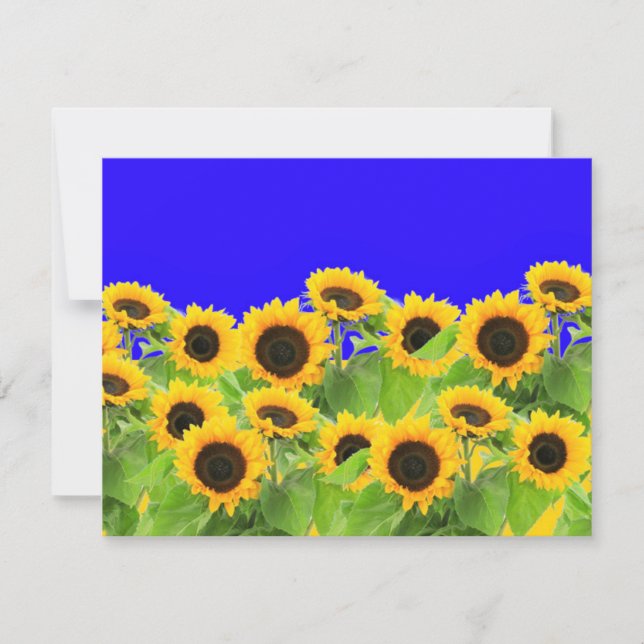 Sunflowers Card (Front)