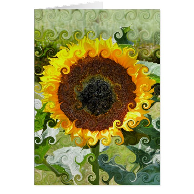 SUNFLOWERS CARD (Front)