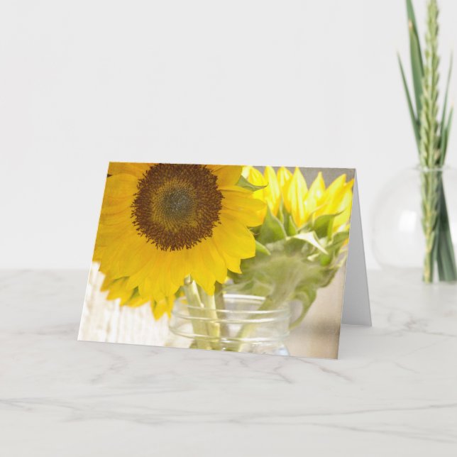 Sunflowers Card (Front)