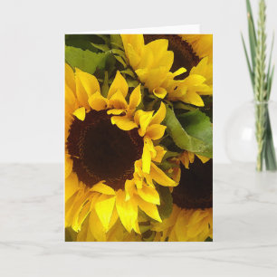 Sunflowers Card