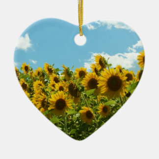 Sunflowers Ceramic Ornament