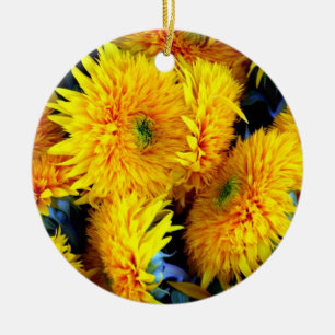 Sunflowers Ceramic Ornament