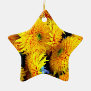 Sunflowers Ceramic Ornament