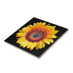 SUNFLOWERS CERAMIC TILE