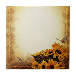 Sunflowers Ceramic Tile