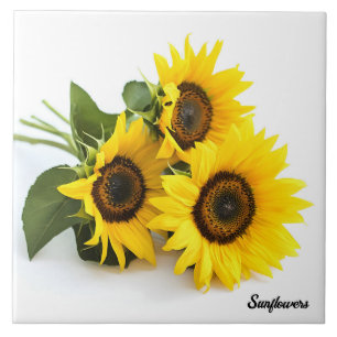 Sunflowers  ceramic tile