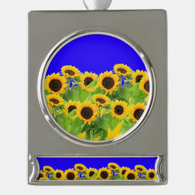 Sunflowers Christmas Ornament (Front)