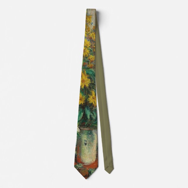 Sunflowers (Claude Monet, 1880) Tie (Front)