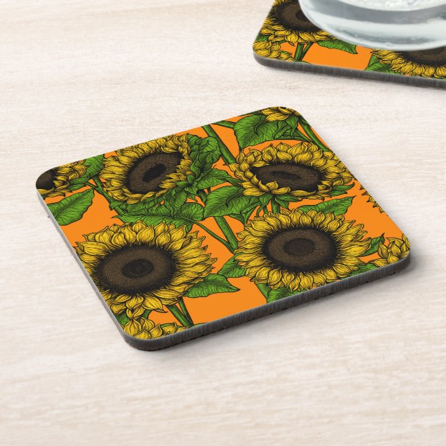 Sunflowers Coaster (Left Side)