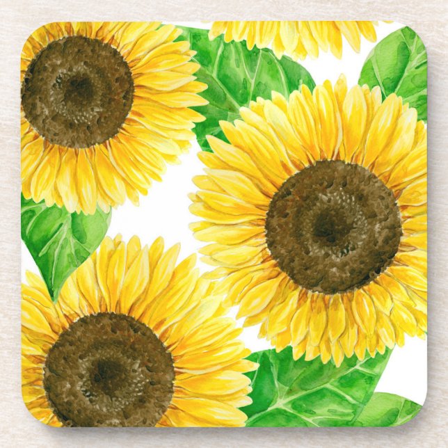 Sunflowers Coaster (Front)