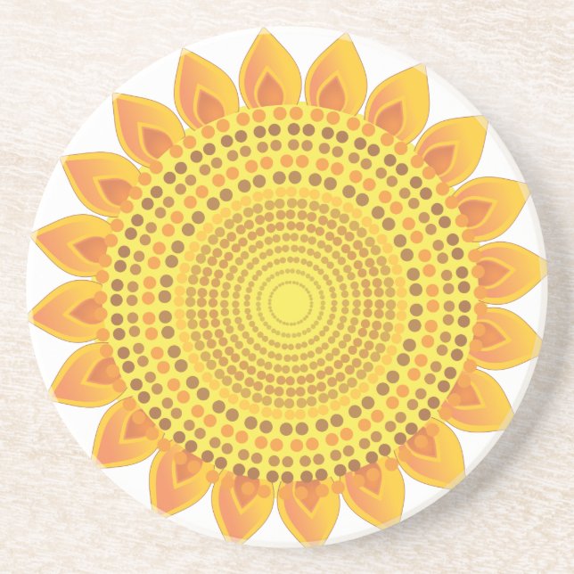 Sunflowers Coaster (Front)