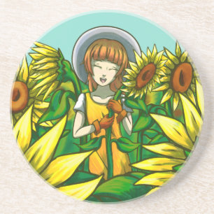 Sunflowers Coaster