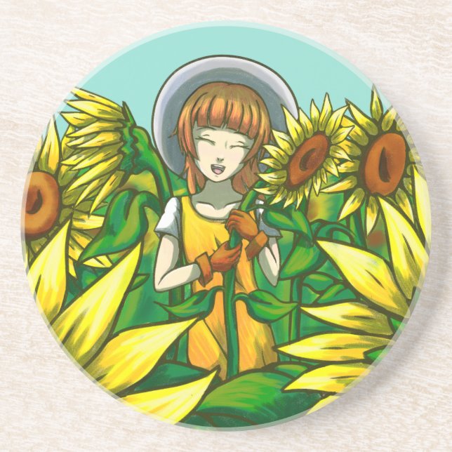 Sunflowers Coaster (Front)