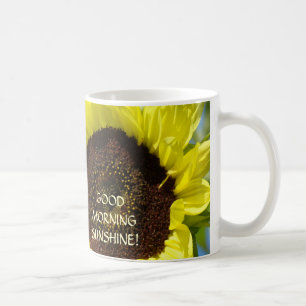 SUNFLOWERS Coffee Cup Mug GOOD MORNING SUNSHINE!