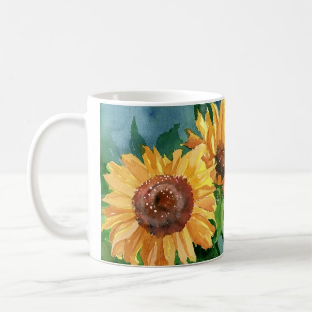 Sunflowers Coffee Mug (Left)