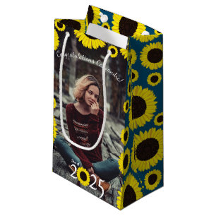 Sunflowers Country Graduation Party Small Gift Bag