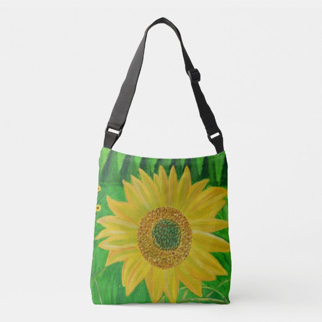 Sunflowers cross body bag  (Front)