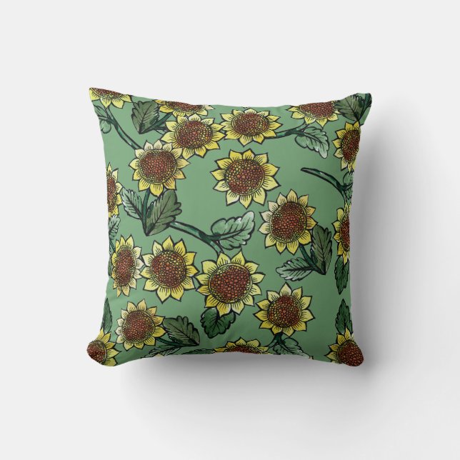 Sunflowers                                         cushion (Front)