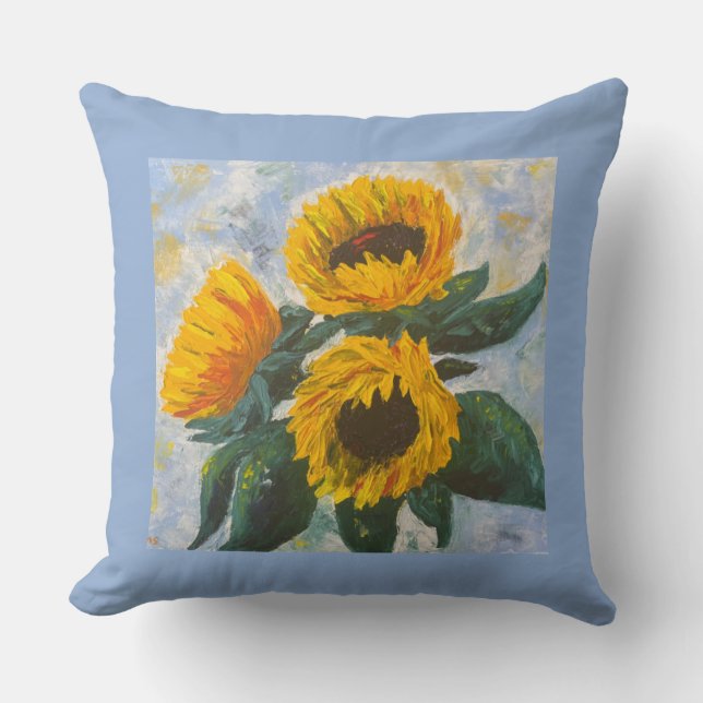 Sunflowers  cushion (Front)