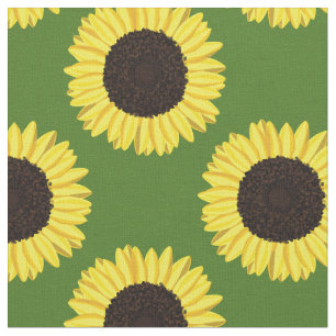 Sunflowers Cute Floral Flowers Kids Baby Fabric