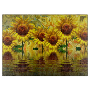 Sunflowers Cutting Board