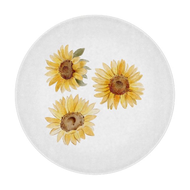 Sunflowers Cutting Board (Front)