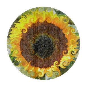 SUNFLOWERS CUTTING BOARD