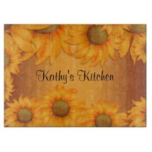 Sunflowers Cutting Board
