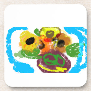 Sunflowers day coaster