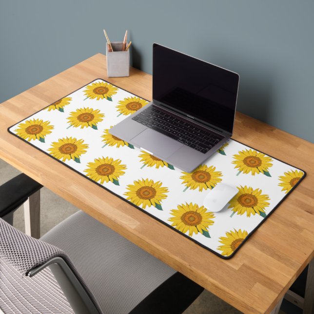 Sunflowers Desk Mat (Office 2)