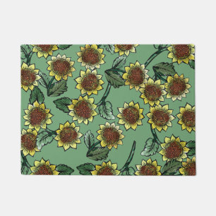 Sunflowers                                         doormat