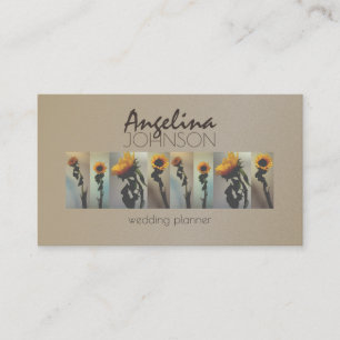 Sunflowers , Elegant Professional Floral Business Card